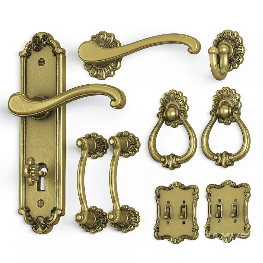 Soleil Baroque Door Hardware Collection – 03 - Image 6