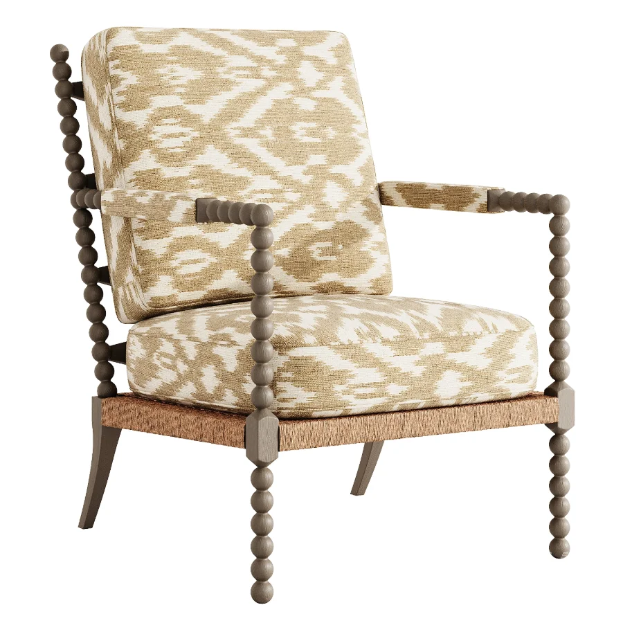 Jenny Lind Wood Accent Chair - Image 2