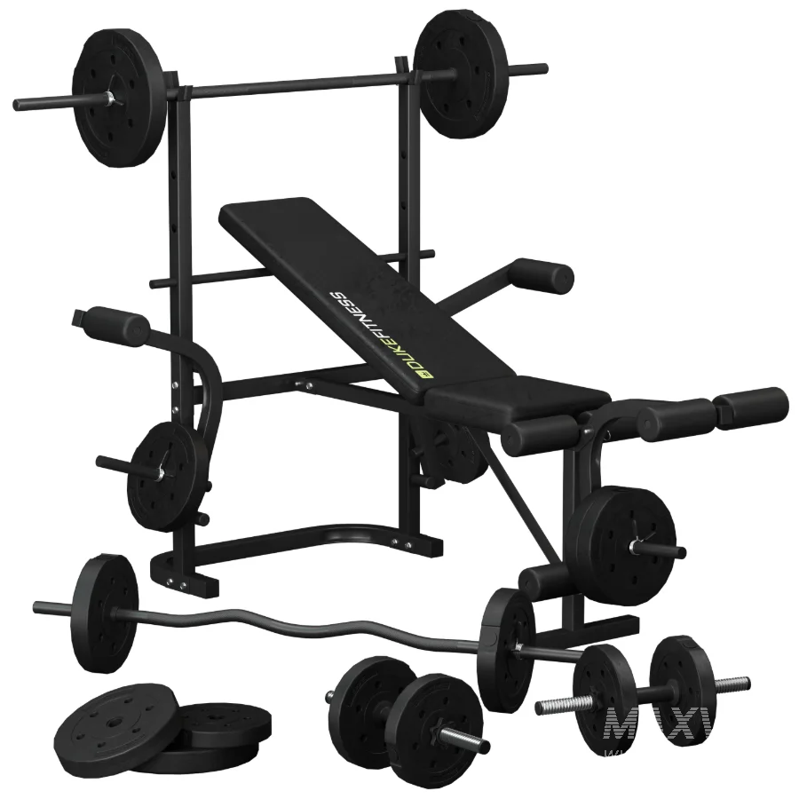 Duke Fitness Dumbbell Bench Set - Image 1