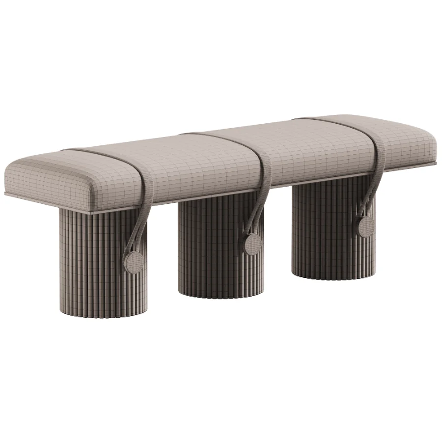 Fendi Bench 3D model Maxve