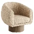 Cozy Wave Swivel Armchair - Thumbnail 5