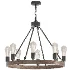 Wagon Wheel Chandelier - Thumbnail 1