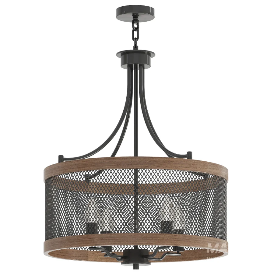 Candlestick Cage Chandelier - Image 1