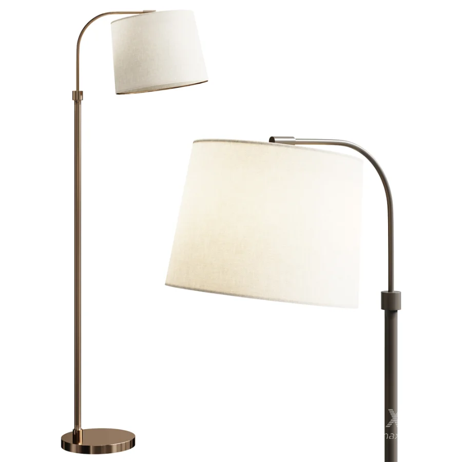 Gold Floor Lamp - Image 1