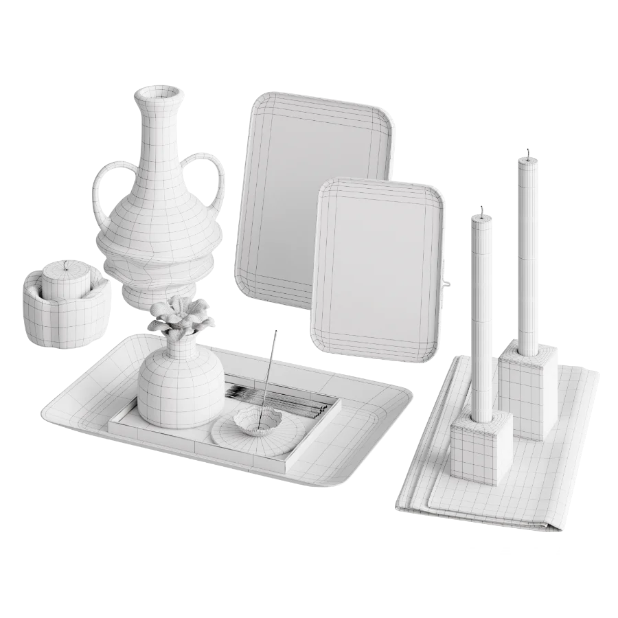 Zara Home Photo Frames and Objects Decor Set - Image 1