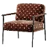 Telso Chenille Armchair Olive - Thumbnail 4