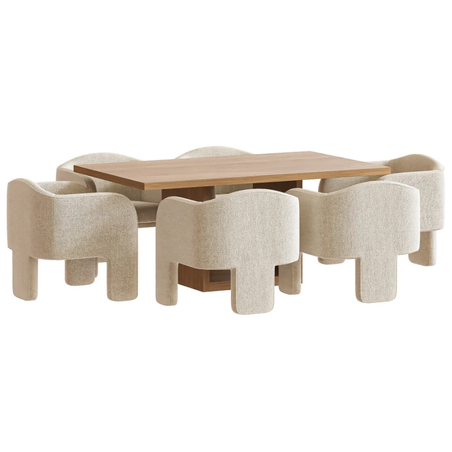 Milo Baughman Armchair and Dining Table - Image 5