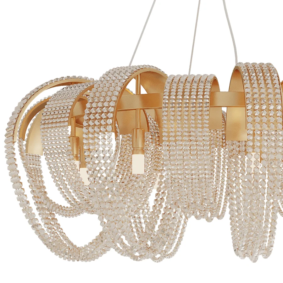 Tassel Crystal Chandelier set2 - Image 2
