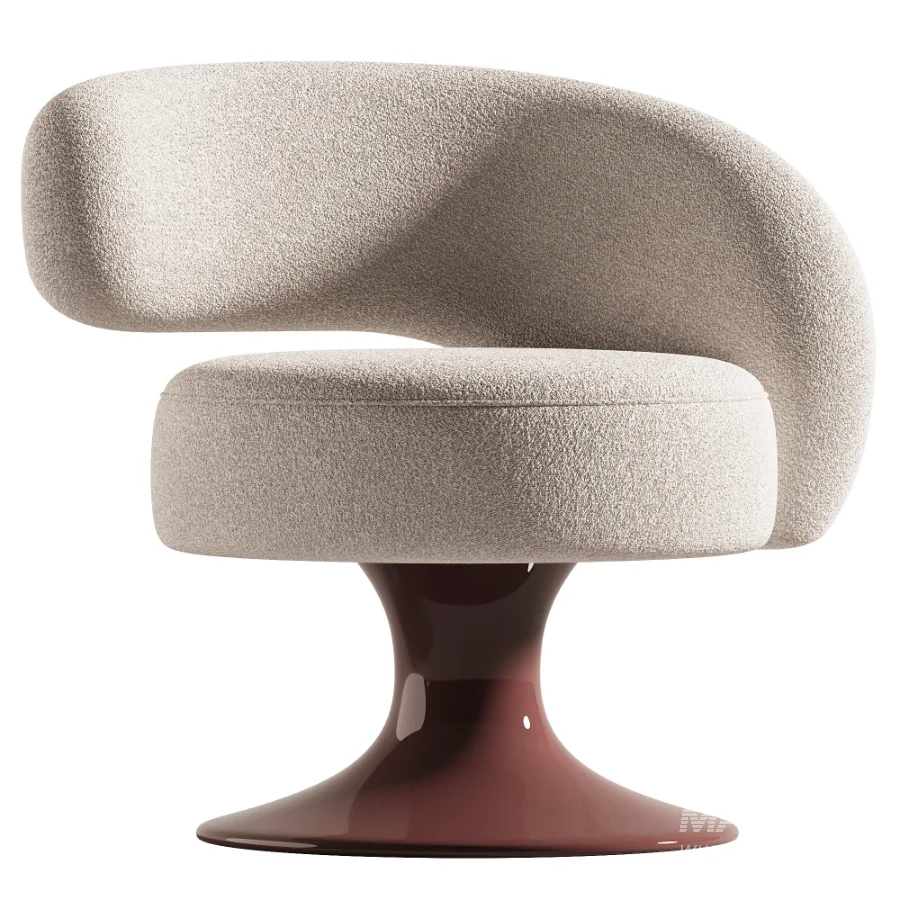 Fabric armchair - Image 3