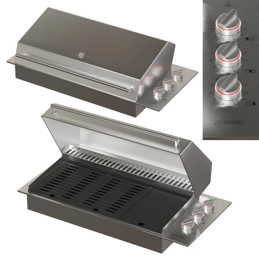 SMEG Electric Barbecue – 90cm – 120cm - Image 3