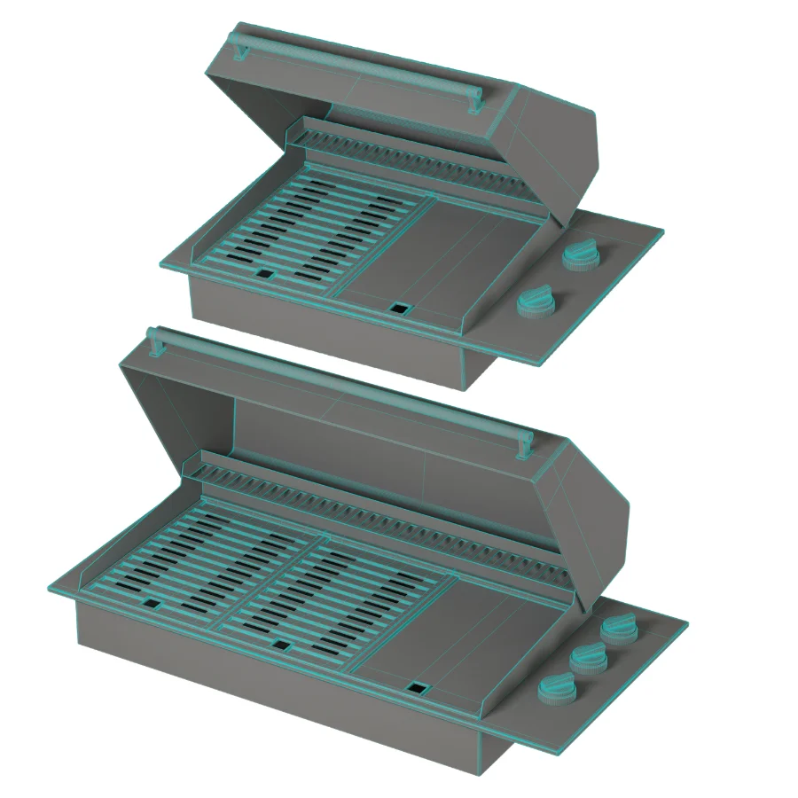 SMEG Electric Barbecue – 90cm – 120cm - Image 4