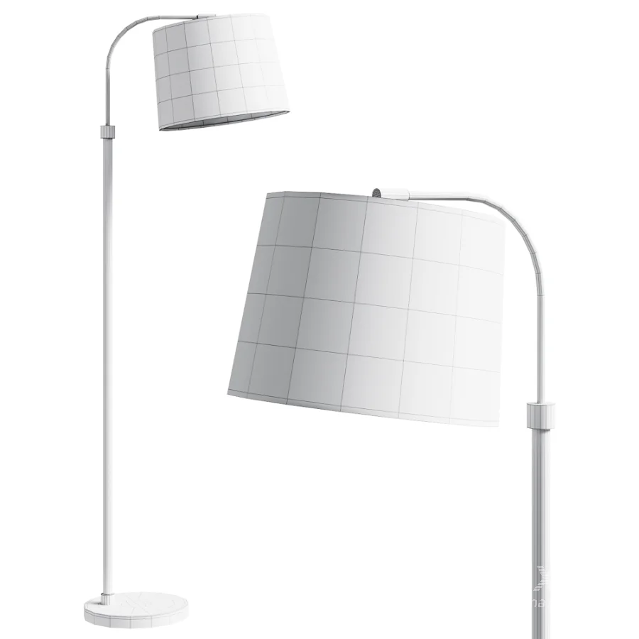 Gold Floor Lamp - Image 4