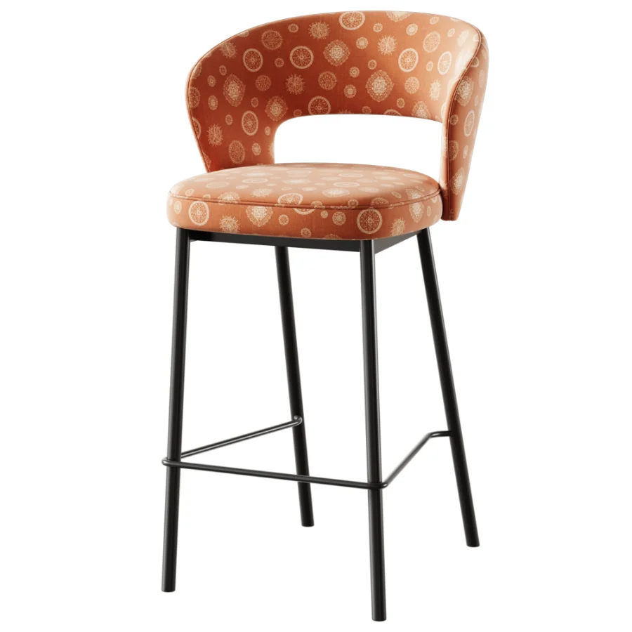 Fard Metal 668 Barstool by Origins 1971 - Image 4