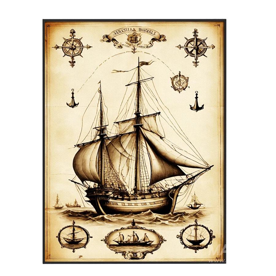 Vintage Boats Poster - Image 3