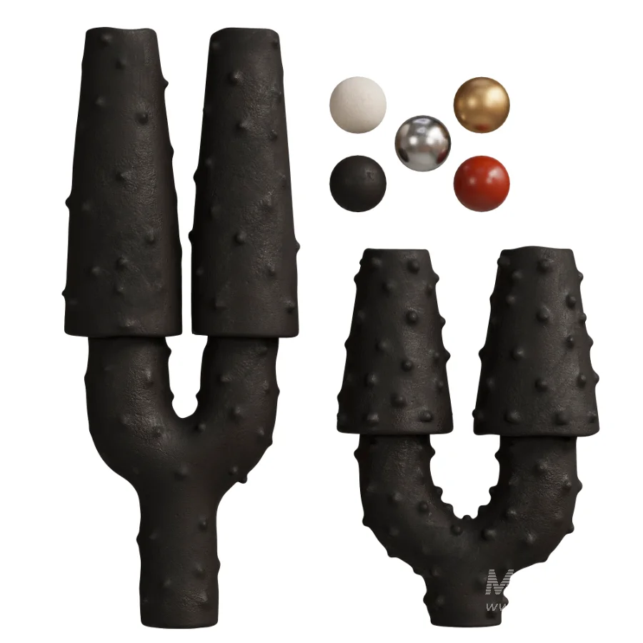 Cactus Floor Sculpture Set - Image 1