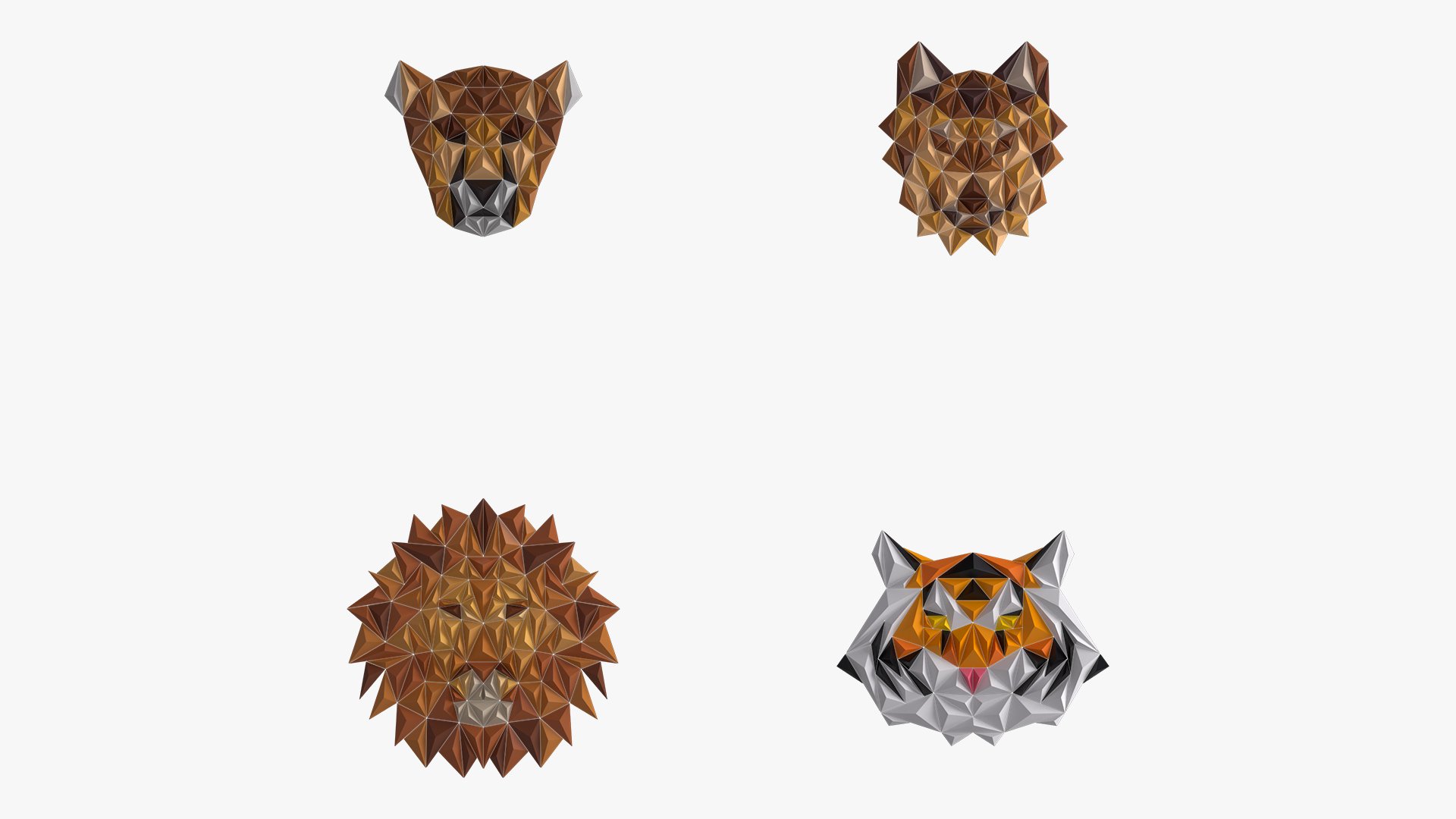 Paper art work 15 PBR - 3D Thumbnail