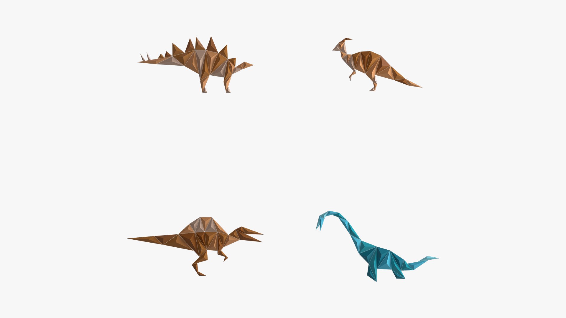 Paper art work 28 PBR - 3D Thumbnail