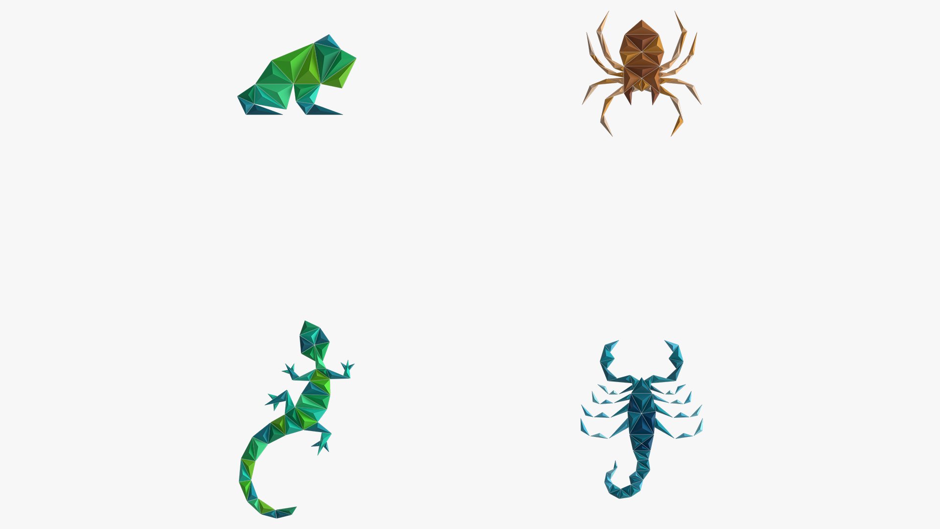 Paper art work 31 PBR - 3D Thumbnail