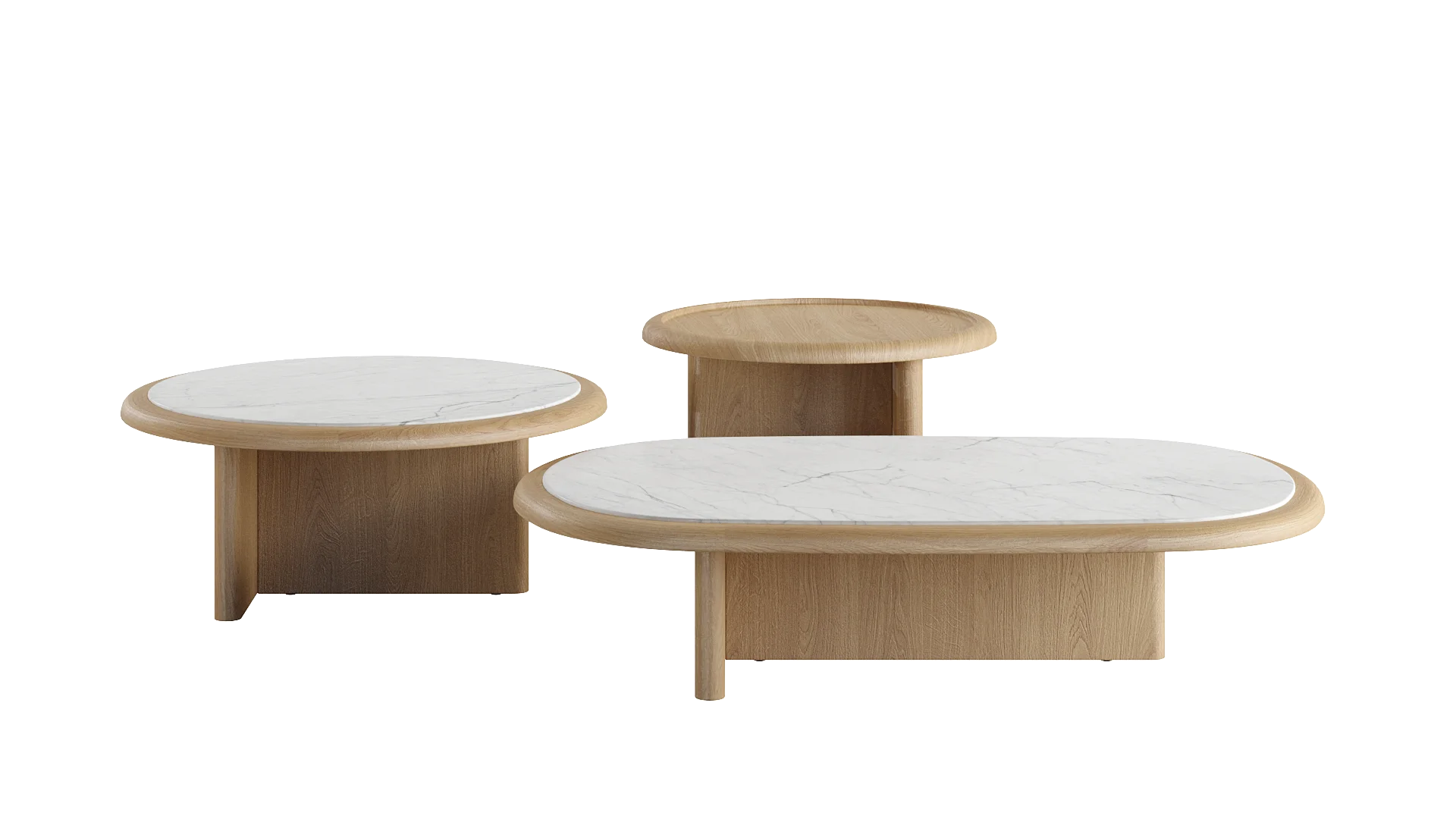 SUISEKI Side Table by Riva1920 - 3D Thumbnail